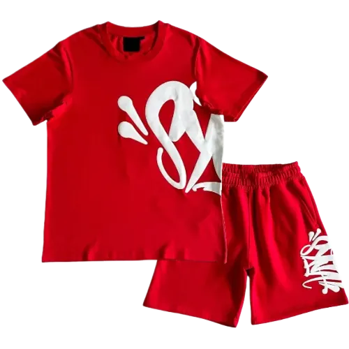 Syna World Tee and Shorts Set Red