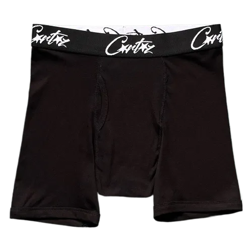 corteiz boxer ALCATRAZ Briefs-C Star Black