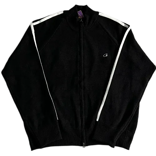 corteiz zip up Knit  fleece