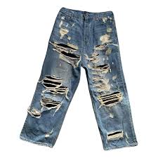 Balenciaga Ripped Denim